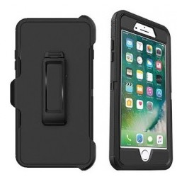 Defender Noir - Coque antichocs pour iPhone 7 / iPhone 8