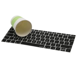 Protection clavier Noir UK Qwerty macbook pro touchbar 13" A1706 15" A1707 