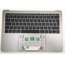 Topcase Clavier Français macbook pro 13"  A1708 Gris sideral SANS TOUCHBAR