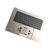 Topcase et clavier Français 15" A1707 Touchbar Silver Argent