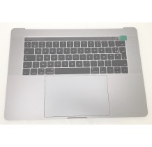 Topcase et clavier Français Complet avec touchbar, trackpad, batterie haut parleur macbook 15" A1707 Touchbar Argent