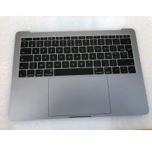 Topcase Clavier Français Complet avec trackpad batterie et haut parleurs  macbook pro 13" A1708 Gris Sideral 2016 2017