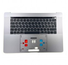 Topcase et clavier Français macbook 15" A1990 Touchbar Gris Sideral 2018/2019